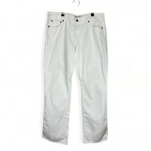 Lucky Brand White Lolita Boot Jeans Size 12/31 | Women's Mid-Rise Bootcut